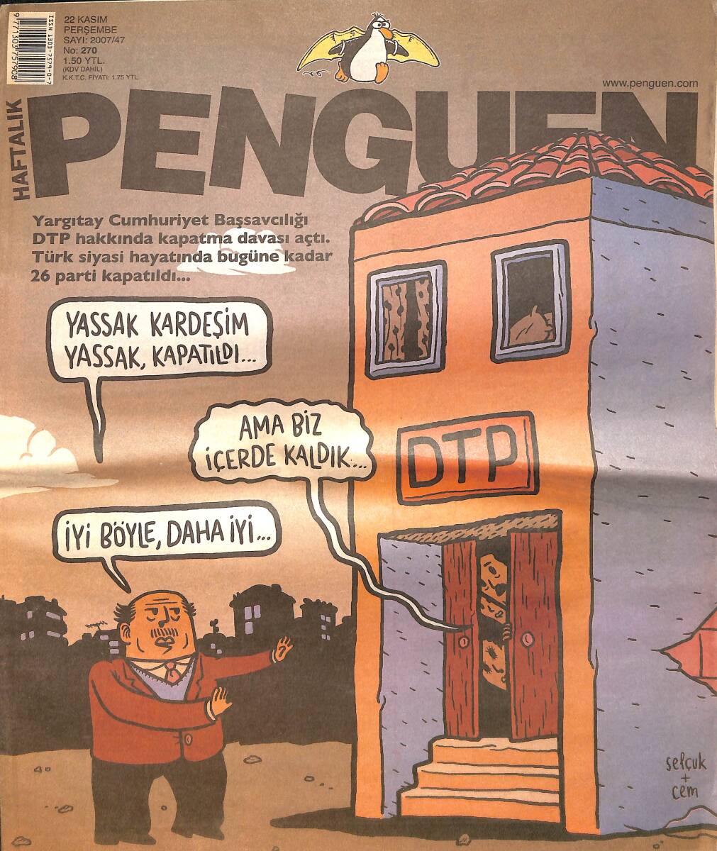 Penguen Mizah Dergisi 22 Kasım 2007 Sayı: 270 NDR98649 - 1