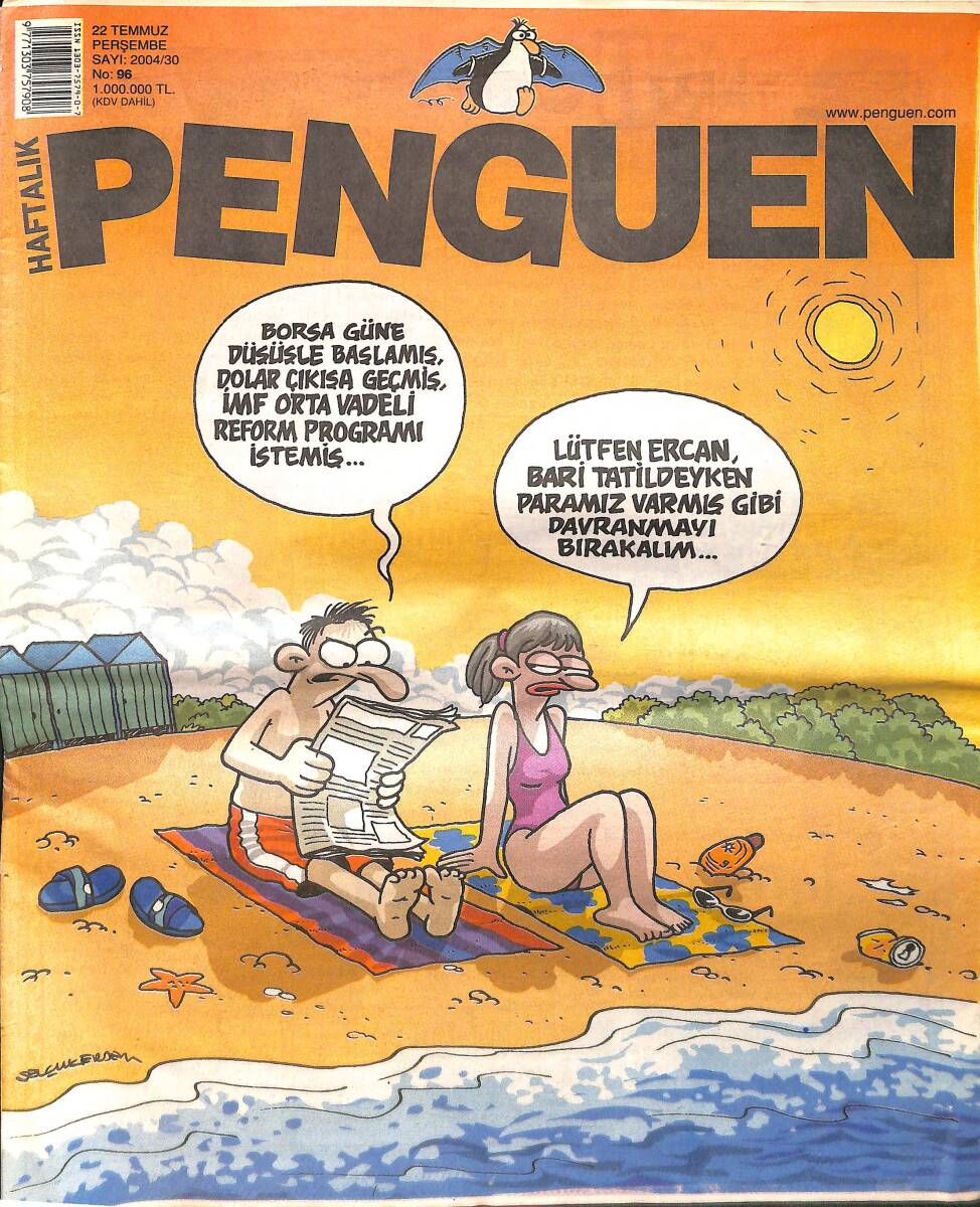 Penguen Mizah Dergisi 22 Temmuz 2004 No: 96 NDR98695 - 1