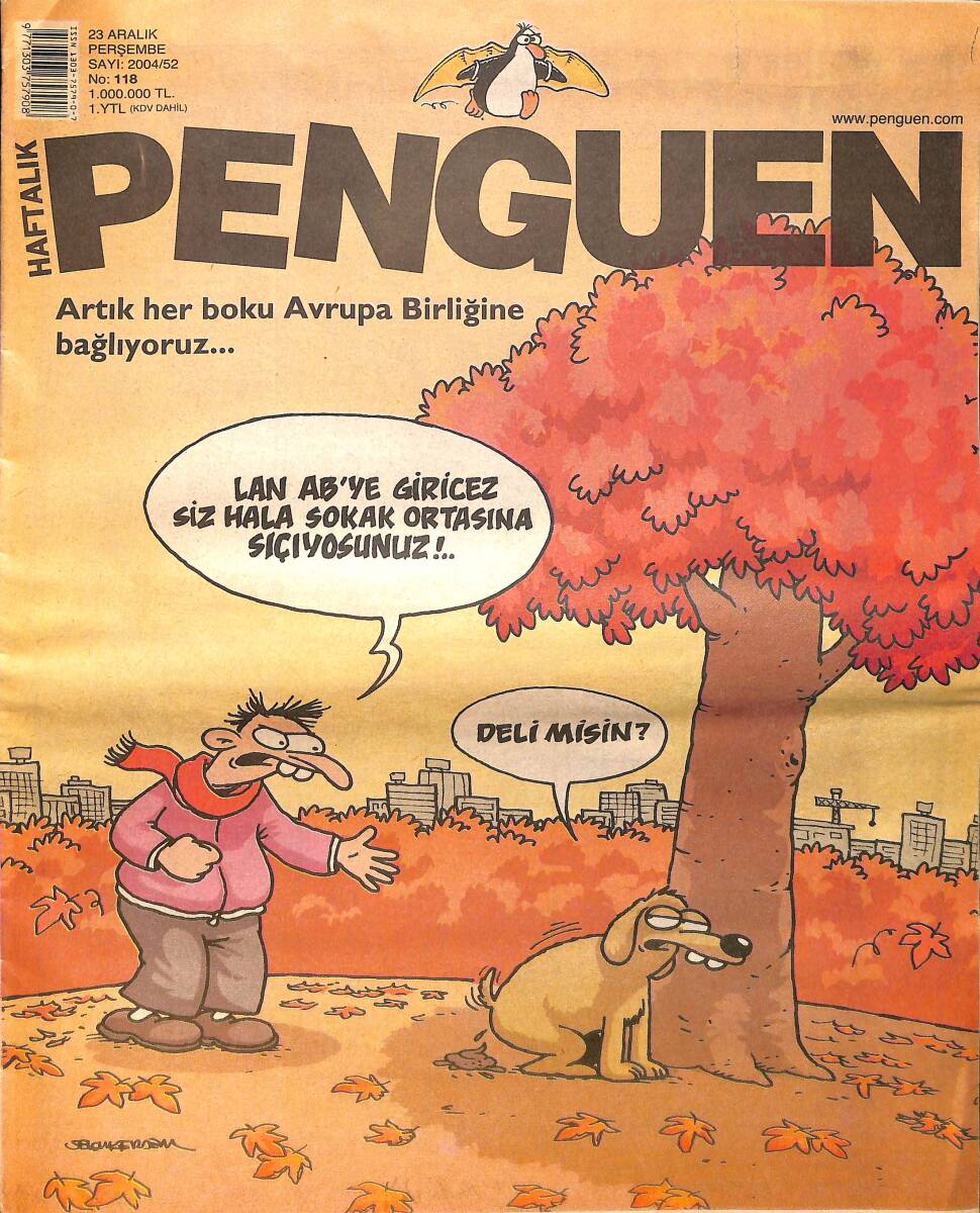 Penguen Mizah Dergisi 23 Aralık 2004 Sayı: 118 NDR98621 - 1