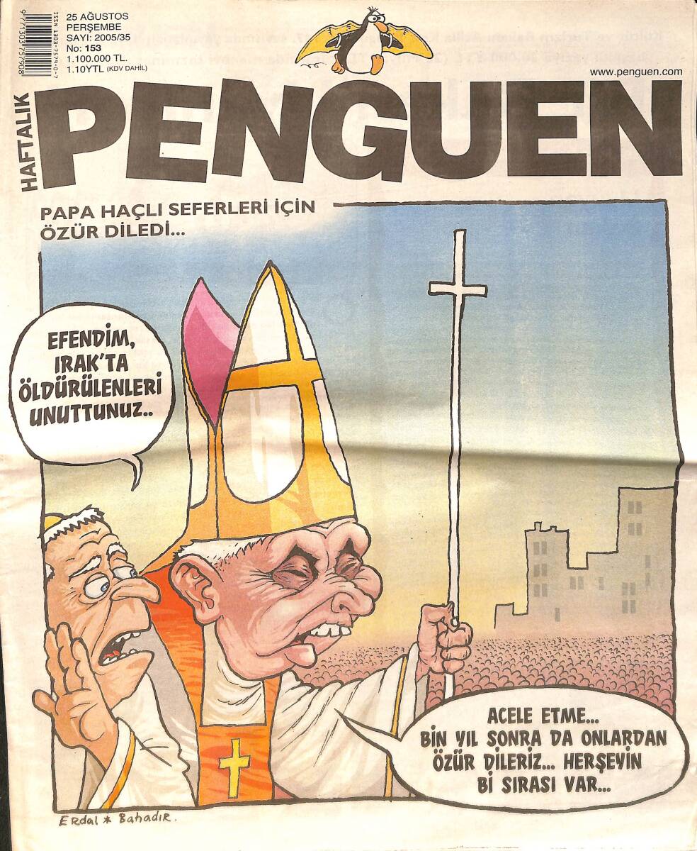 Penguen Mizah Dergisi 25 Ağustos 2005 Sayı: 153 NDR98658 - 1