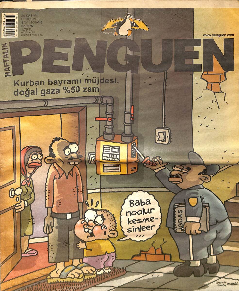 Penguen Mizah Dergisi 26 Kasım 2009 No: 375 NDR98686 - 1