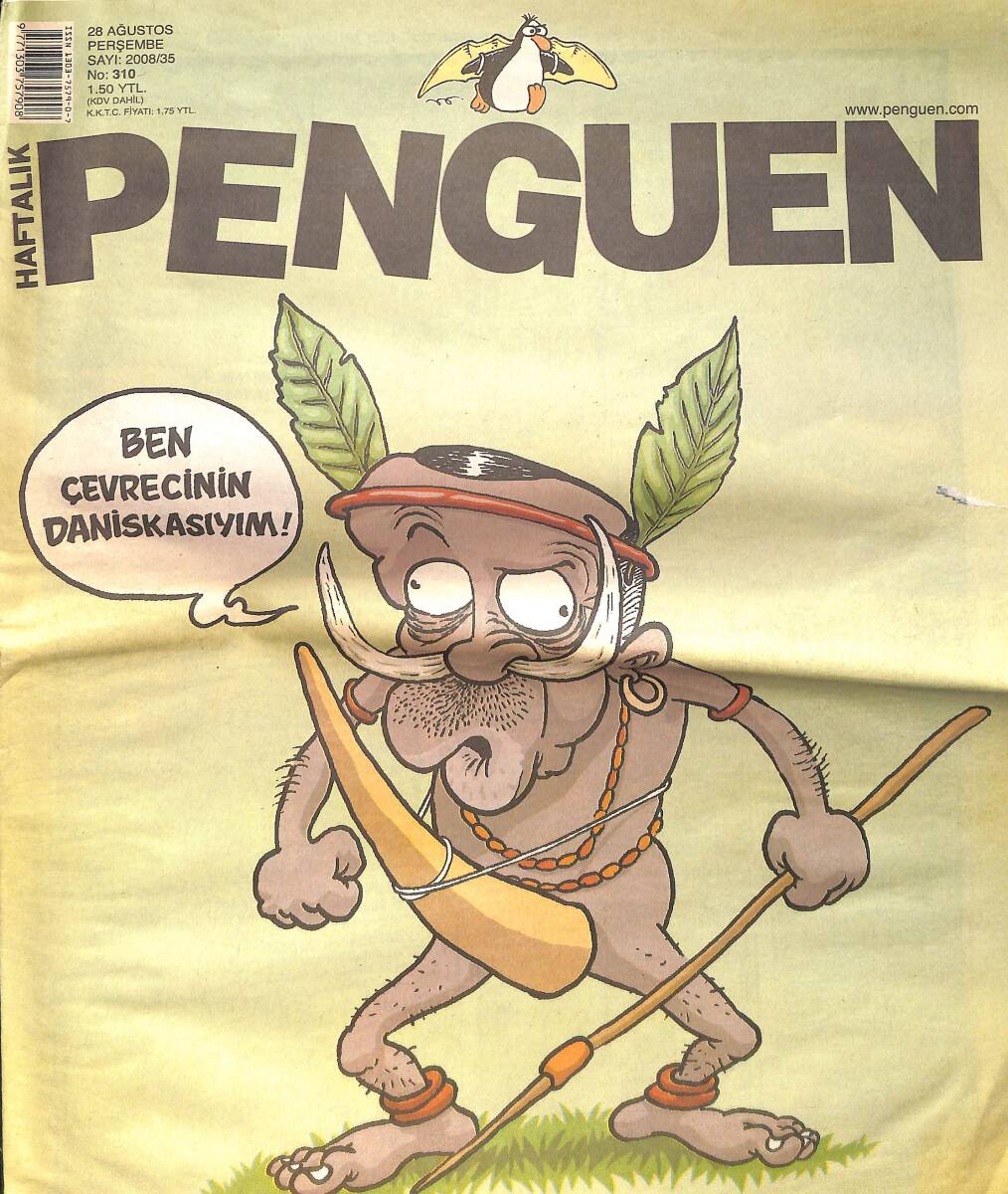 Penguen Mizah Dergisi 28 Ağustos 2008 No: 310 NDR98534 - 1