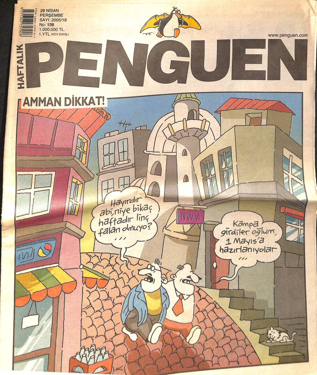 Penguen Mizah Dergisi 28 Nisan 2005 Sayı: 136 NDR98651 - 1