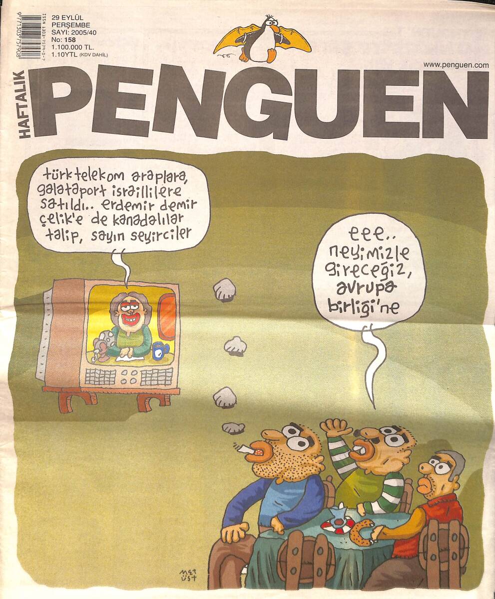 Penguen Mizah Dergisi 29 Eylül 2005 No: 158 NDR98548 - 1