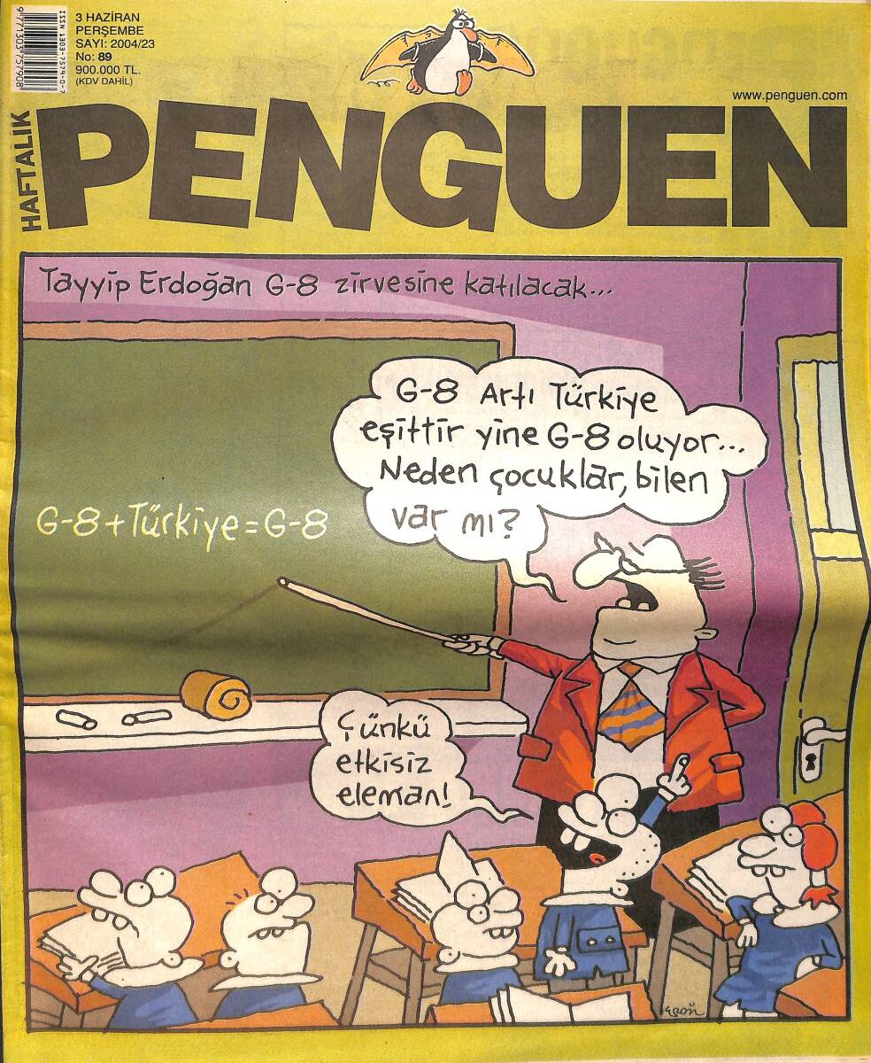 Penguen Mizah Dergisi 3 Haziran 2004 No: 89 NDR98494 - 1