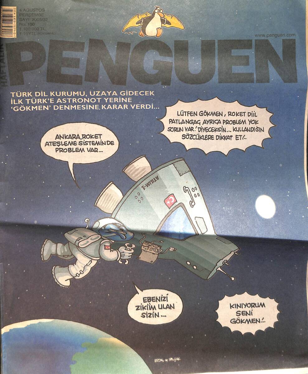 Penguen Mizah Dergisi 4 Ağustos 2005 Sayı: 150 NDR98662 - 1