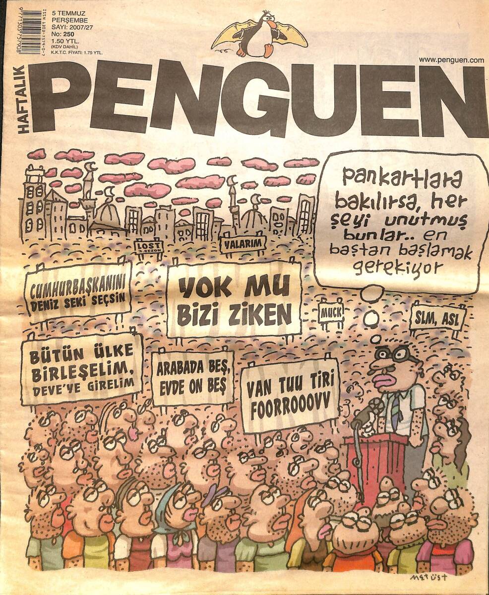 Penguen Mizah Dergisi 5 Temmuz 2007 Sayı: 250 NDR98648 - 1