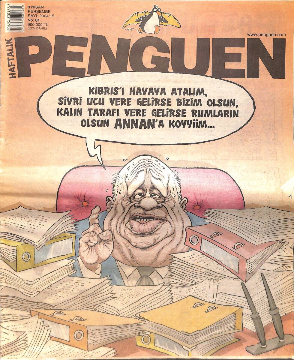 Penguen Mizah Dergisi 8 Nisan 2004 No: 81 NDR98501 - 1