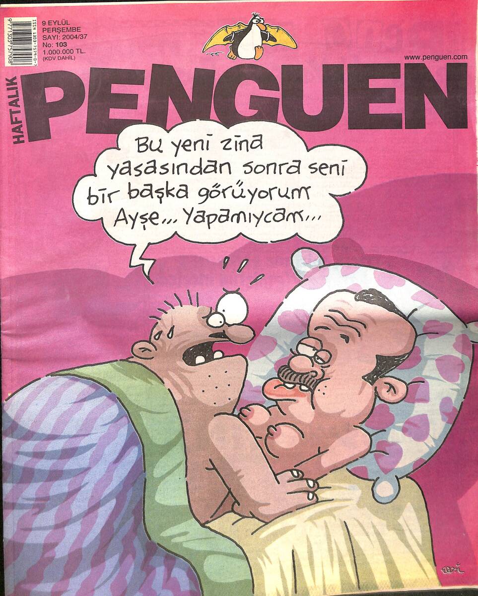 Penguen Mizah Dergisi 9 Eylül 2004 No: 103 NDR98559 - 1