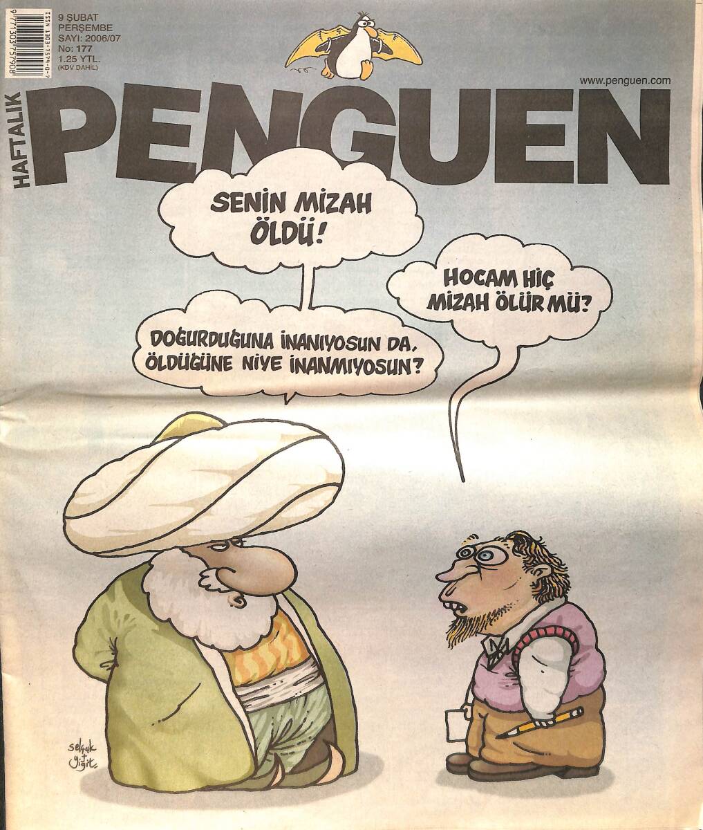 Penguen Mizah Dergisi 9 Şubat 2006 Sayı: 177 NDR98668 - 1