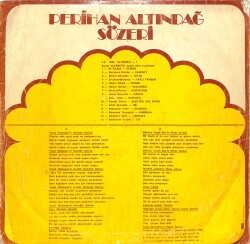Perihan Altındağ Sözeri (1976) - Altındağ 1 LP (107) PLK20404 - 2
