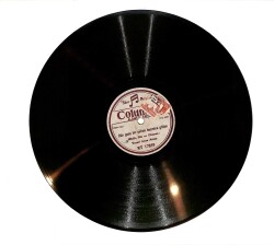 Yesari Asım Arsoy - Dün Gece Bir Şuhun Bezmine Gittim / Bir Lahza Bile Ayrılamam Şen Kucağından TAŞ PLAK (10/7.5) PLK23403 - Gökçekoleksiyon