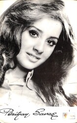 Perihan Savaş Siyah-Beyaz Kartpostal (Küçük Boy) KRT21603 - Gökçekoleksiyon