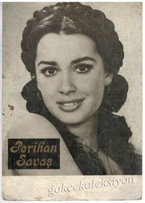 Perihan Siyah Beyaz Kartpostal KRT1231 - 1