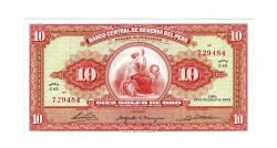 Peru 10 Soles 1965 ÇİL YKP6485 - 1