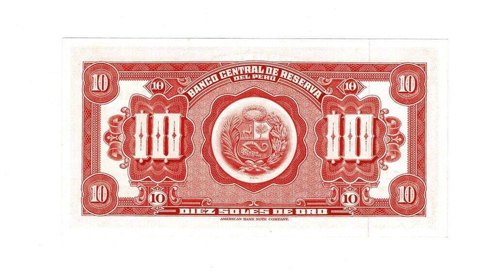 Peru 10 Soles 1965 ÇİL YKP6485 - 2
