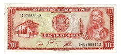 Peru 10 Soles 1975 ÇÇT YKP8163 - 3