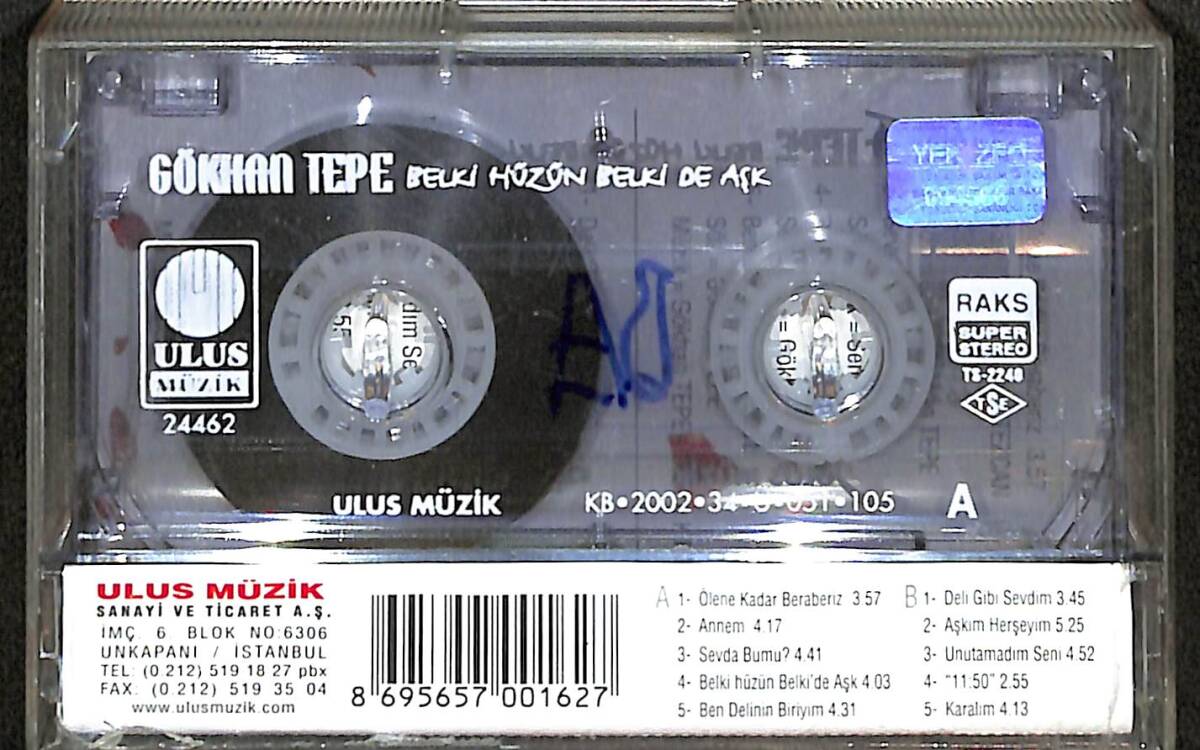 Gökhan Tepe - Belki Hüzün Belki de Aşk KST26109 - 2