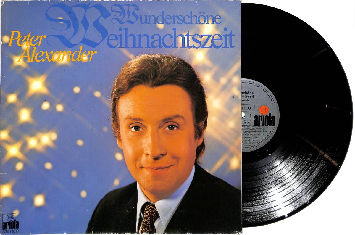 Peter Alexander - Wunderschöne Weihnachtszeit (Almanya Baskı) LP PLAK (10/8.5) PLK25972 - 1