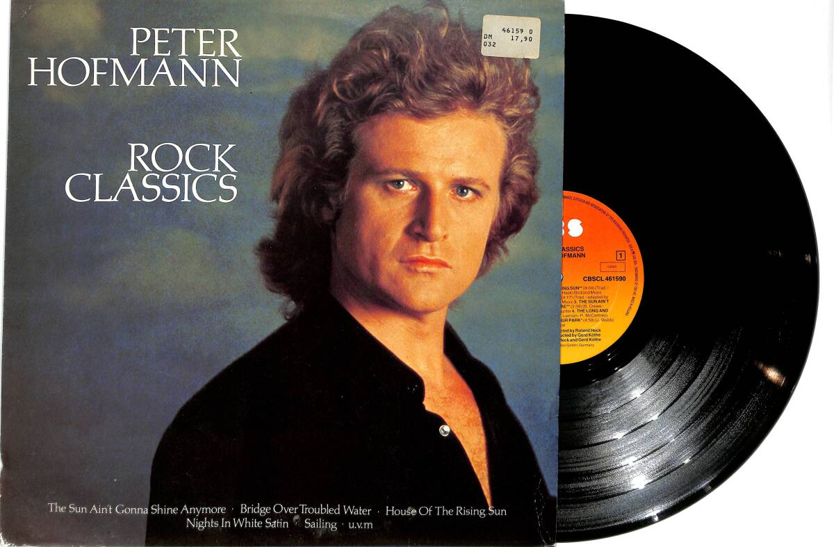 Peter Hofmann - Rock Classics (Hollanda Baskı) LP PLAK (10/8.5) PLK25949 - 1