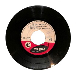 Johnny Hallyday - Tu Parles Trop - Bien Trop Timide PLAK (10/7) PLK24048 - Gökçekoleksiyon