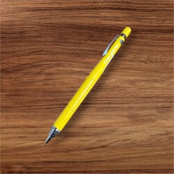 Pilot H-323 0.3 mm Mekanik Sarı Çıtçıtlı Kalem – Sıfır, Kullanılmamış (Vintage) #KL10 - Gökçekoleksiyon