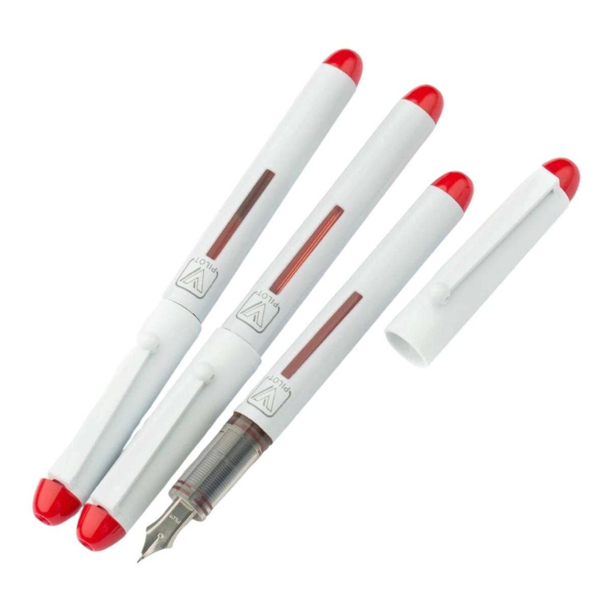 Pilot V5 Kırmızı Dolma Kalem AOB7555 - 2