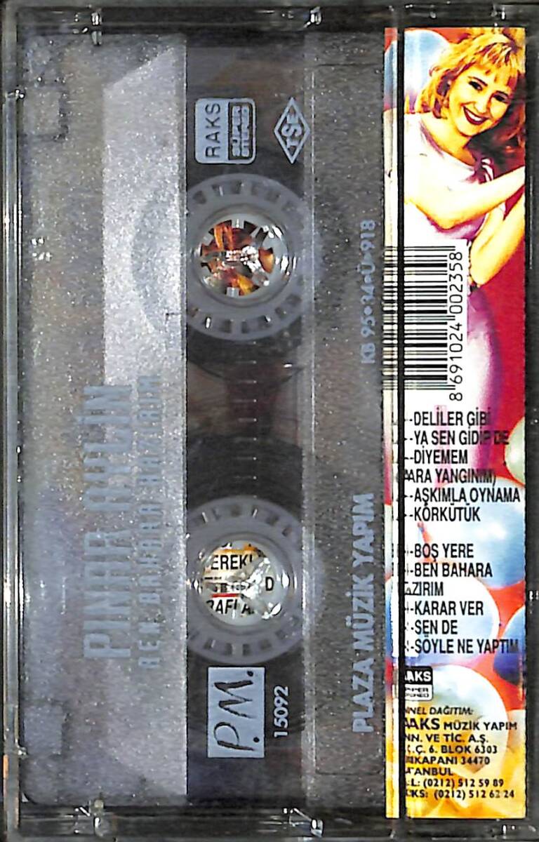 Pınar Aylin - Ben Bahara Hazırım Kaset (Kırmızı Bandrol - İkinci El) KST27692 - 2