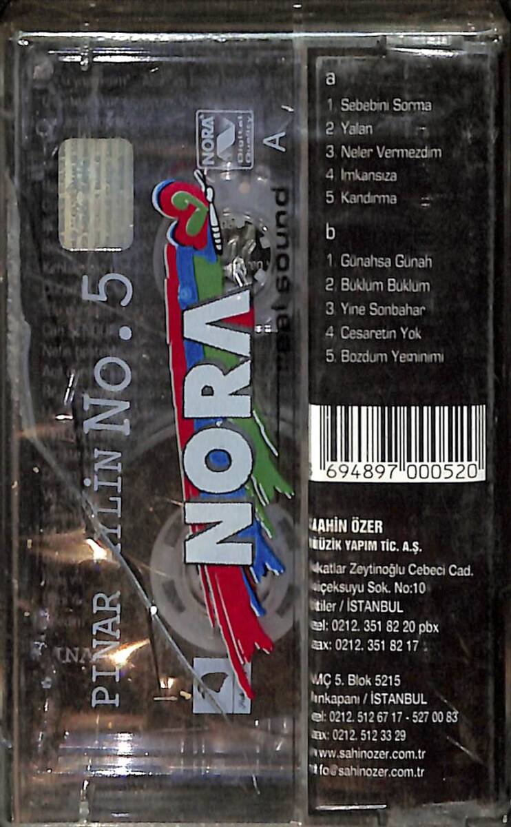 Pınar Aylin - No.5 Kaset (Sıfır) KST28245 - 2