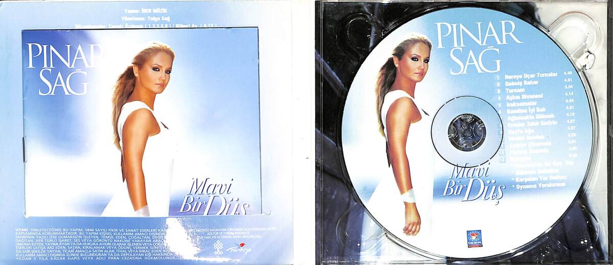 Pınar Sağ - Mavi Bir Düş CD (İkinci El) CD4255 - 2
