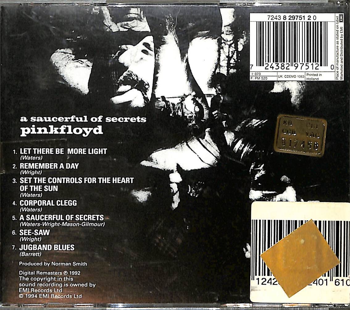 Pink Floyd – A Saucerful Of Secrets CD (İkinci El) CD3840 - 2