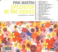 Pink Martini – Splendor In The Grass CD (İkinci El) CD4853 - 2