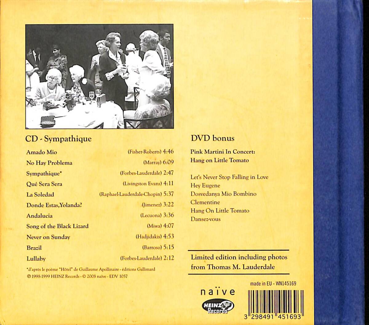 Pink Martini - Sympathique CD (İkinci El) CD5365 - 2
