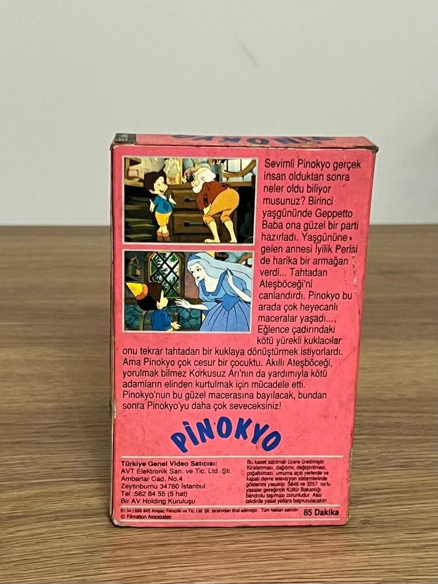 PİNOKYO - BETA - Çizgi Filim Vidyo Kaset. DVD2826 - 4