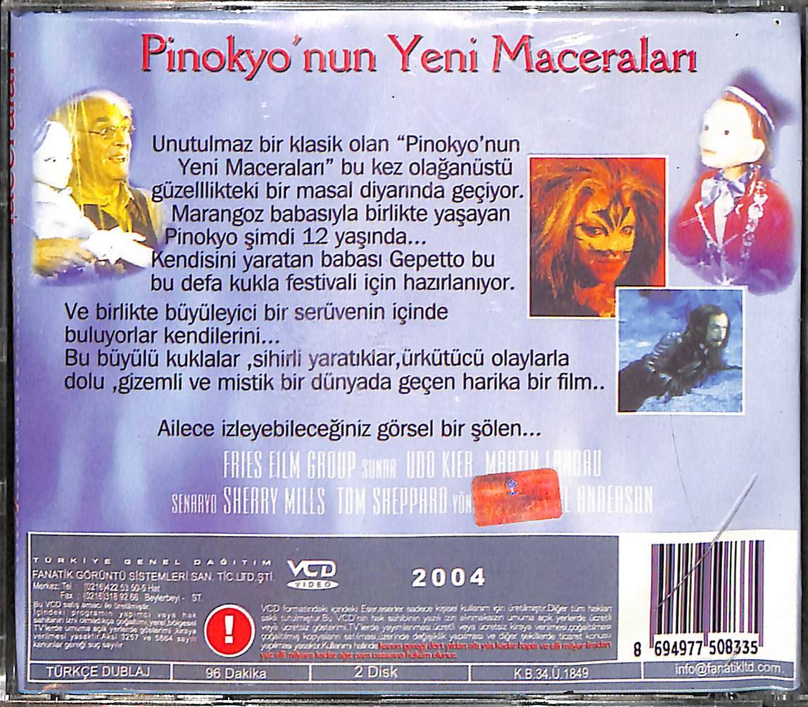 Pinokyo'nun Yeni Maceraları – The Adventures of Pinocchio (1996) Orijinal VCD Film VCD28740 - 2
