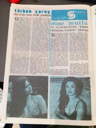 Pirelli Aylık Mecmua Sayı 186 - Mart 1980 - Ayla Algan - Türkan Şoray - Mine Mutlu - Filiz Akın - Emel Sayın NDR88045 - 2