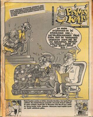 Pişmiş Kelle Mizah Dergisi 13 Aralık 1991 Sayı 94 NDR81191 - 1