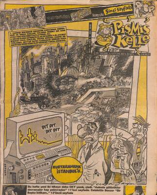 Pişmiş Kelle Mizah Dergisi 29 Kasım 1991 Sayı 92 NDR81193 - 1