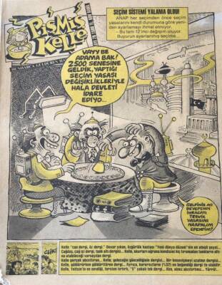 Pişmiş Kelle Mizah Dergisi Sayı79 30 Ağustos 1991 NDR20559 - 1