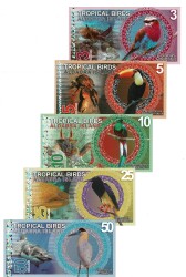 Aldabra Adası Tropikal Kuşlar ''FANTAZİ PARA SETİ (POLİMER)''' Açıklamayı Okuyunuz! YKP8536 - Gökçekoleksiyon