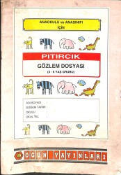 Pıtırcık Anaokulu ve Anasınıfı İçin Gözlem Dosyası NDR99254 - Gökçekoleksiyon