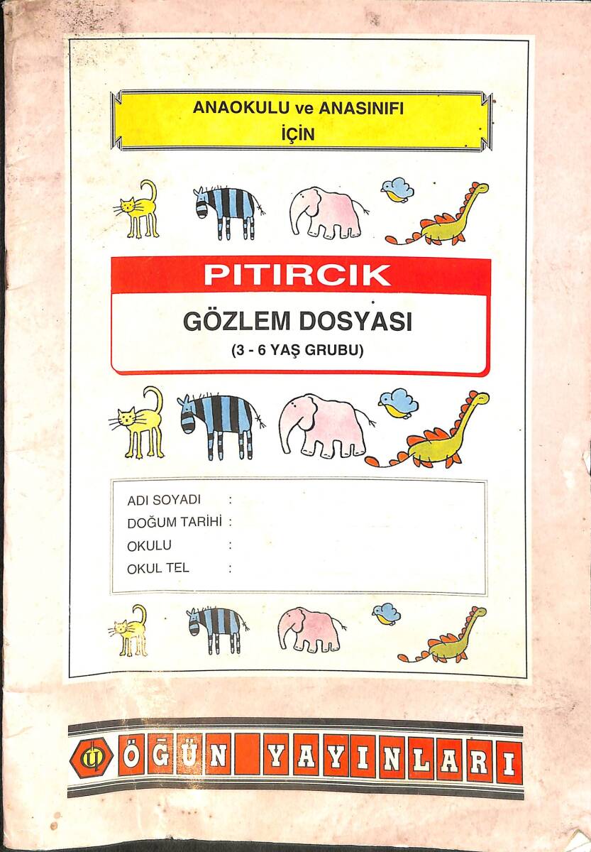 Pıtırcık Anaokulu ve Anasınıfı İçin Gözlem Dosyası NDR99254 - 1