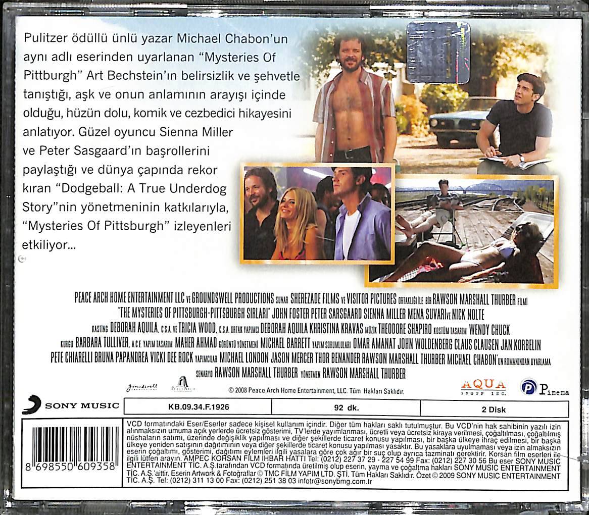 Pittsburgh Sırları - The Mysteries of Pittsburgh Orijinal VCD Film VCD28188 - 2