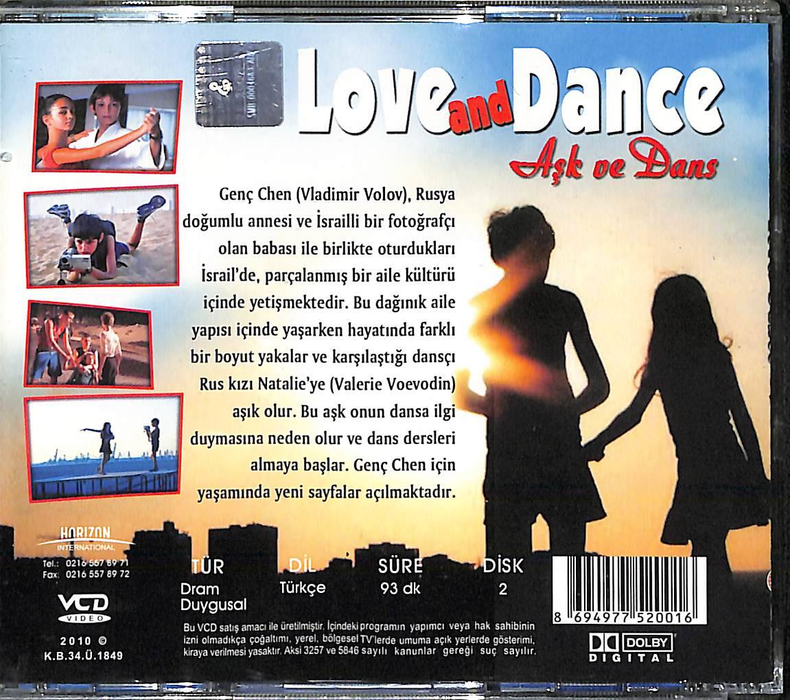 Aşk Ve Dans - Love And Dance Orjinal VCD Film ' Evgenya Dodına,Avı Kushnır,Oksana Korostyshevskaya ' VCD27958 - 2