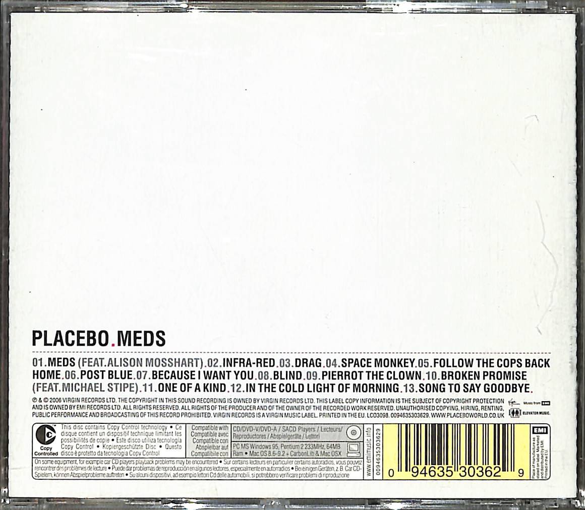 Placebo - Meds CD (İkinci El) CD5360 - 2
