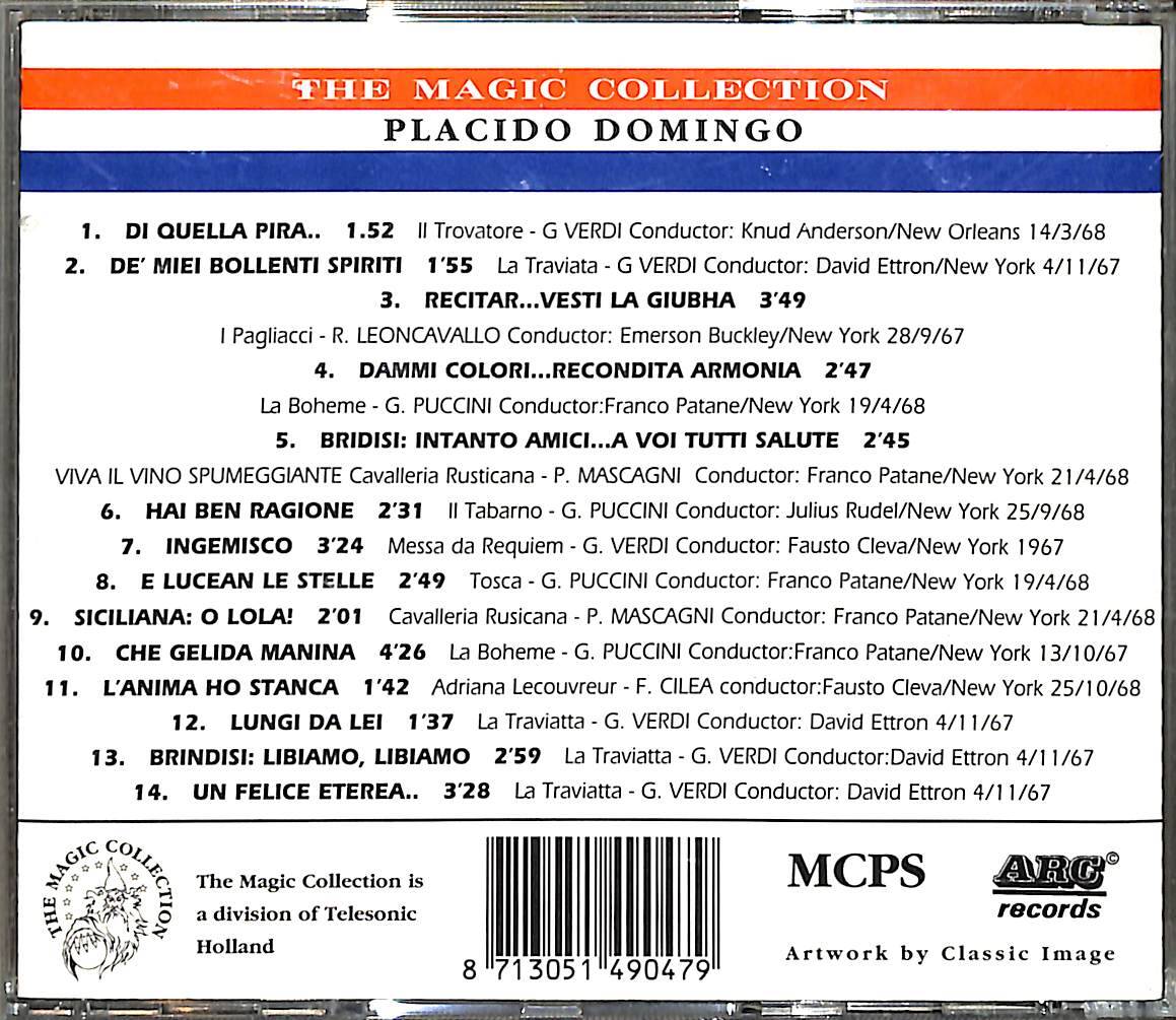 Placido Domingo – The Magic Collection CD (İkinci El) CD5255 - 2