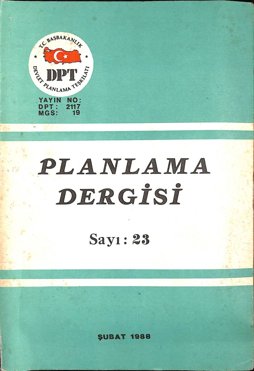 Planlama Dergisi Sayı 23 NDR92048 - 1