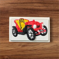 Plastik Oyuncak 1909 Model Opel Doktorwagen Doktor Arabası Oyuncak Alçı Kalıbı KLP120 - 3