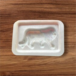 Plastik Oyuncak Aslan Figürü Oyuncak Alçı Kalıbı KLP107 - 2