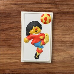 Plastik Oyuncak Futbolcu Çocuk Figürü Oyuncak Alçı Kalıbı KLP117 - 3